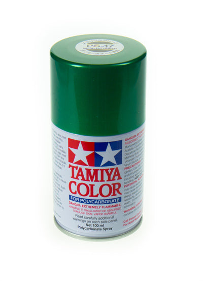 TAMIYA Peinture Lexan PS-17 Vert Metallisé 86017