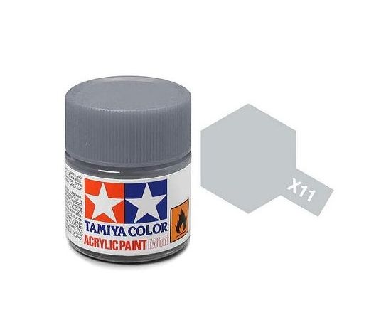 Tamiya Peinture Mini X11 Chrome Argent Brillant 81511