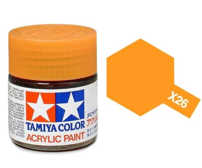 Tamiya Peinture Mini X26 Orange Transparent Brillant 81526