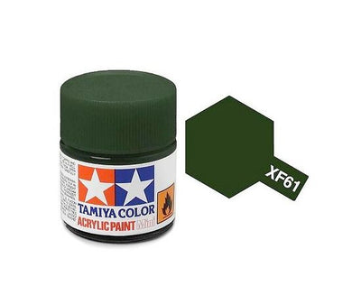 Tamiya Peinture Mini XF61 Vert Foncé Mat 81761