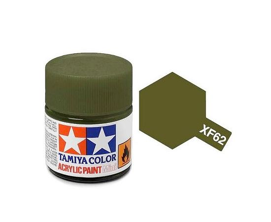 Tamiya Peinture Mini XF62 Vert Olive Mat 81762