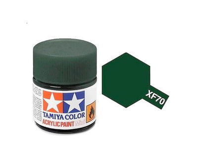 Tamiya Peinture Mini XF70 Vert Foncé 81770