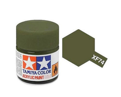 Tamiya Peinture Mini XF74 Olive Drab JGSDF Mat 81774