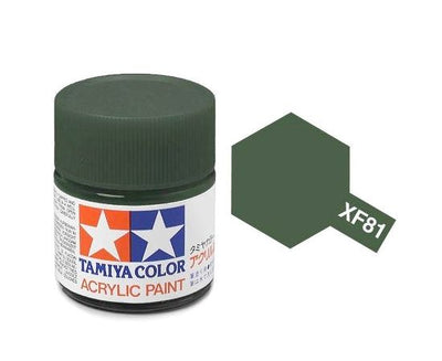 Tamiya Peinture Mini XF81 Vert Foncé RAF 81781