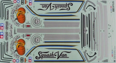 Tamiya Stickers Carrosserie Squash Van (x4) 9490110
