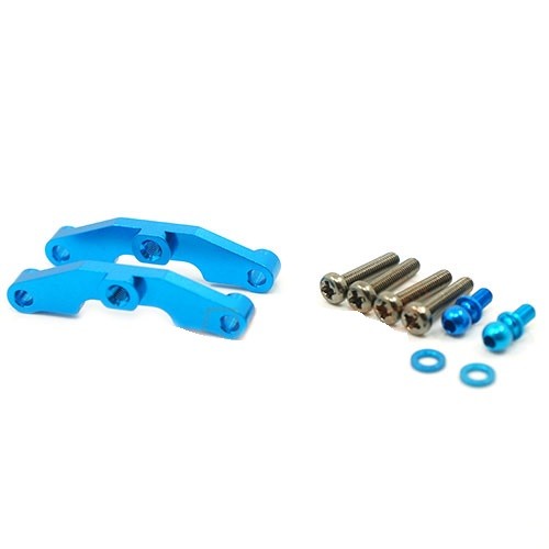 Tamiya Support de Suspension Supérieur en Aluminium (Bleu) 54651