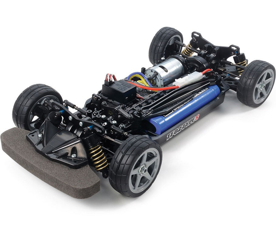 TAMIYA 58743 1:10 RC Toyota Celica GT-Four ST205 TT-02 - op afstand bestuurde auto, voertuig, modelbouw, assemblage, hobby, RC bouwpakket, ongelakt TAMIYA 58743 1:10 RC Toyota Celica GT-Four ST205 TT-02 - op afstand bestuurde auto, voertuig, modelbouw, assemblage, hobby, RC bouwpakket, ongelakt