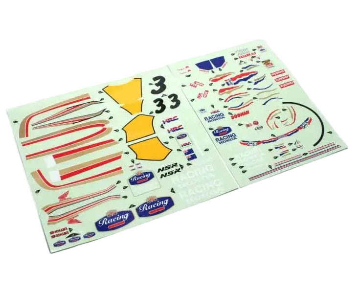 Kyosho Sticker kit Honda NSR 500 Hanging On Racer GPD102B