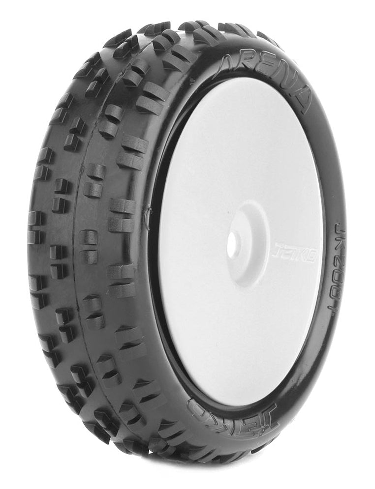 Jetko Banden gemonteerd  Arena Voor 4WD EOS Geel + Velgen (x2) JK2001EGW