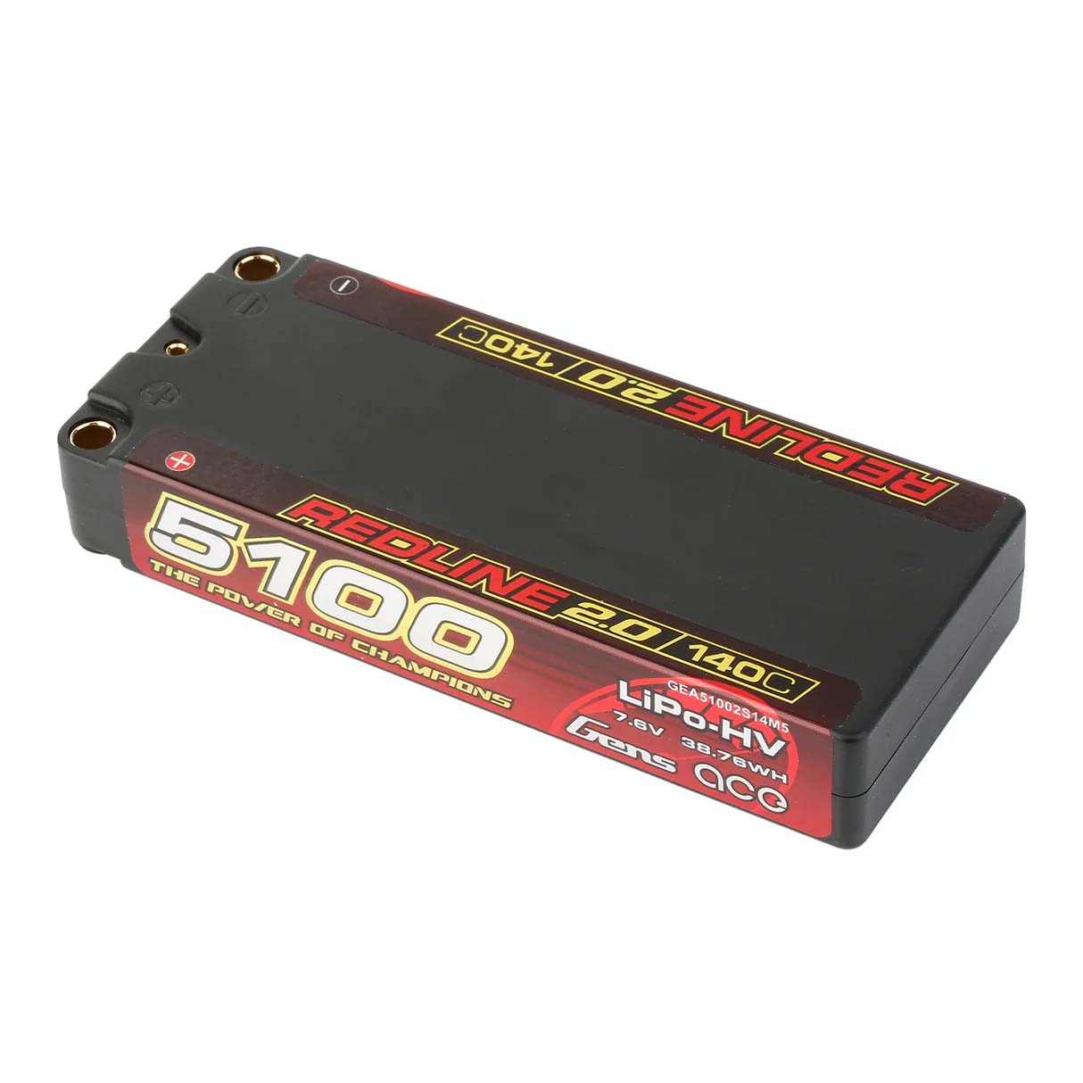 Gens Ace Redline 2.0 Hv Accu lipo LCG 7.6v 5100mah 140C 2S1P