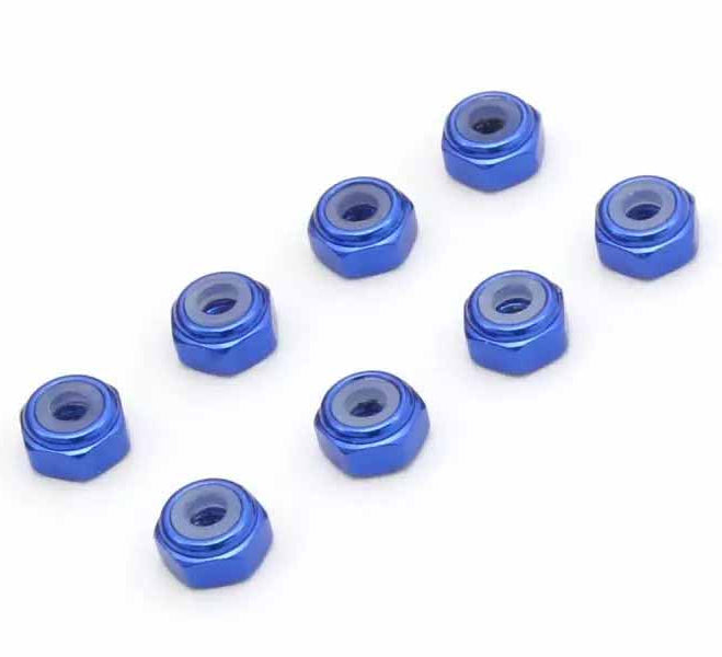 Kyosho Tuerca de rueda M2 Nylstop (x8) Mini-Z MZW128