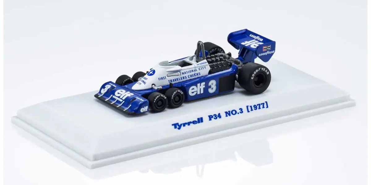 Kyosho Diecast Tyrrell P34 1977 No3 1/64 KS07038B3