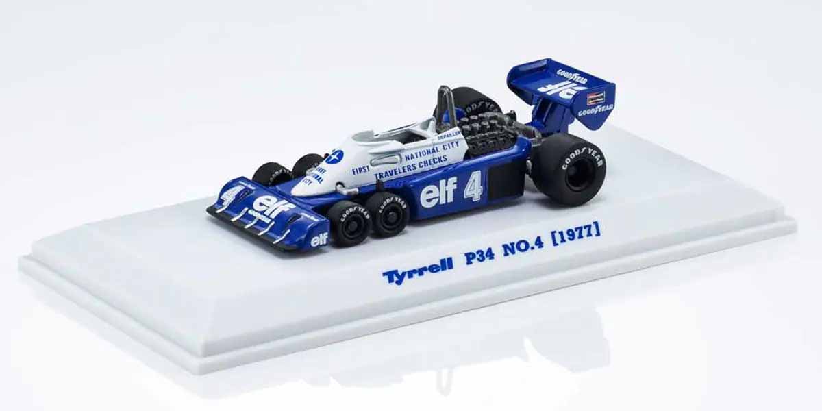 Kyosho Diecast Tyrrell P34 1977 No4 1/64 KS07038B4