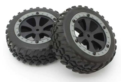 Kyosho Pneus + Jantes (x2) 1/10 EZTH002GY