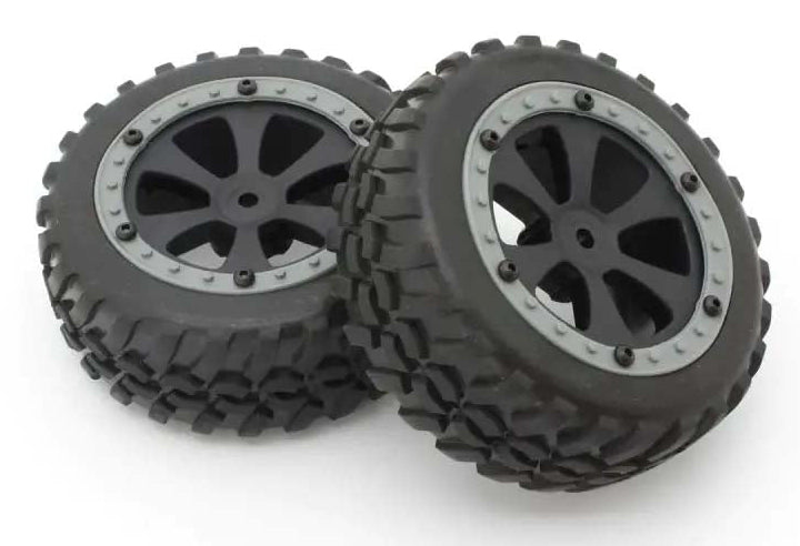 Kyosho Pneumatici + ruote (x2) 1/10 EZTH002GY