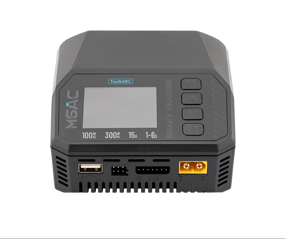 ToolkitRC Cargador M6AC 1-6S 15A 100W AC/DC TK13800