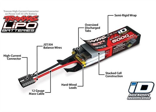 Traxxas Accu lipo ID 11.1V 25C 5000 mah 2872X