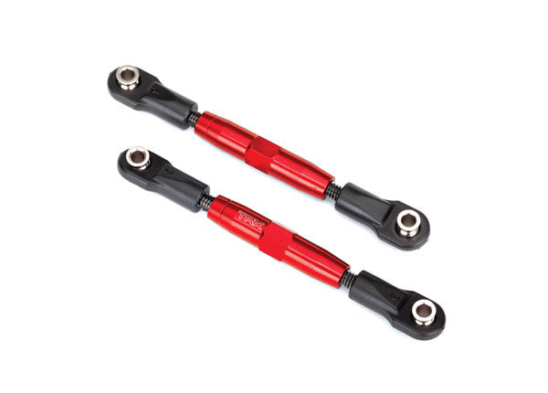 TRAXXAS Biellette Aluminium Rouge 83 mm (x2) 3643R