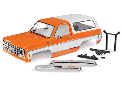 Traxxas Carrosserie Chevrolet Blazer Orange/Blanc TRX-4 8130X