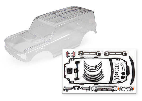 Traxxas Carrosserie Ford Bronco 2021 Transparent 9211