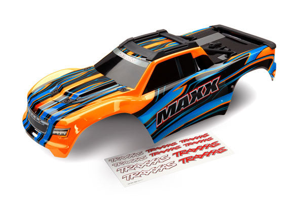 Traxxas Carrosserie Lexan Peinte et Décorée Orange Maxx 8911T