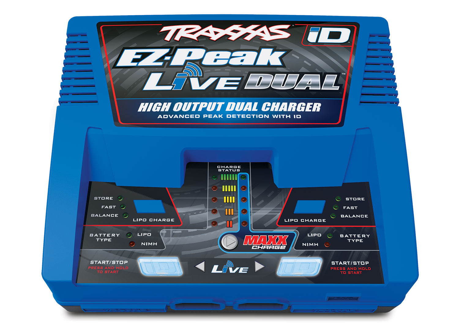 Traxxas Chargeur EZ-Peak Live Dual iD Bluetooth 200W 2973G
