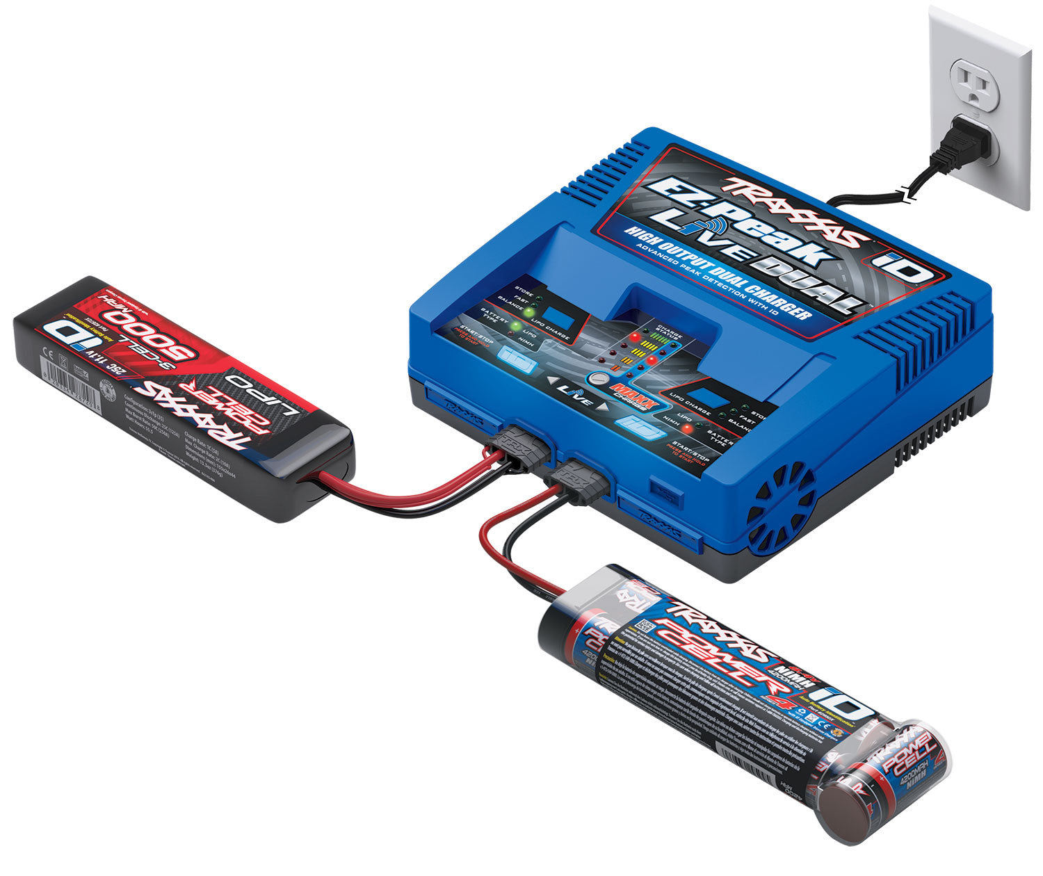 Traxxas Chargeur EZ-Peak Live Dual iD Bluetooth 200W 2973G