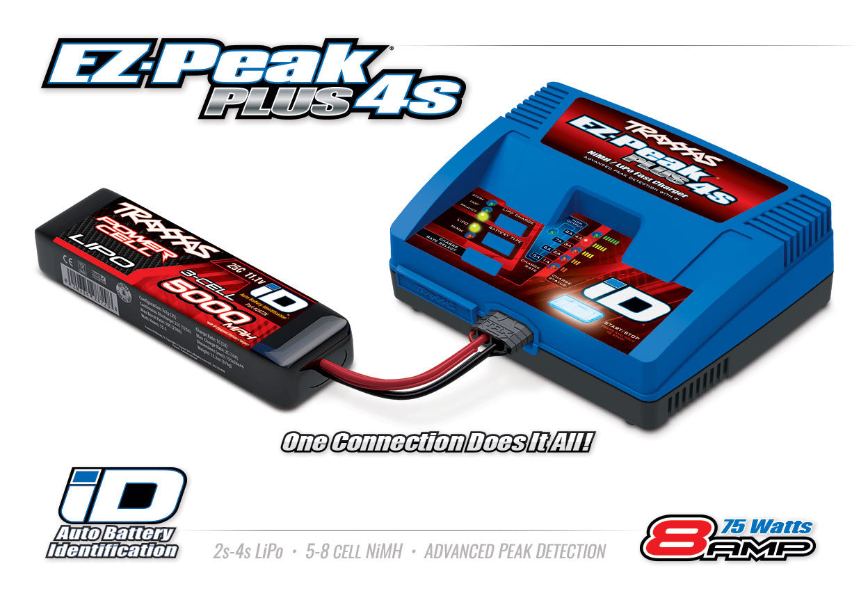 Traxxas Chargeur EZ-Peak Plus 4S 75W 2981G