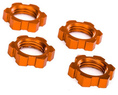 Traxxas Ecrous de Roues 17mm alu Orange (x4) 7758T