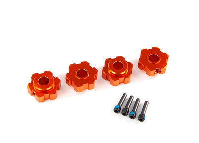 Traxxas Hexagone de roue alu orange Maxx (x2) 8956T