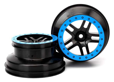 TRAXXAS - Jantes SCT Noir / Bleu - 5884A