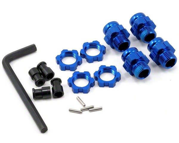 TRAXXAS kit hexagones 17mm alu 6856X