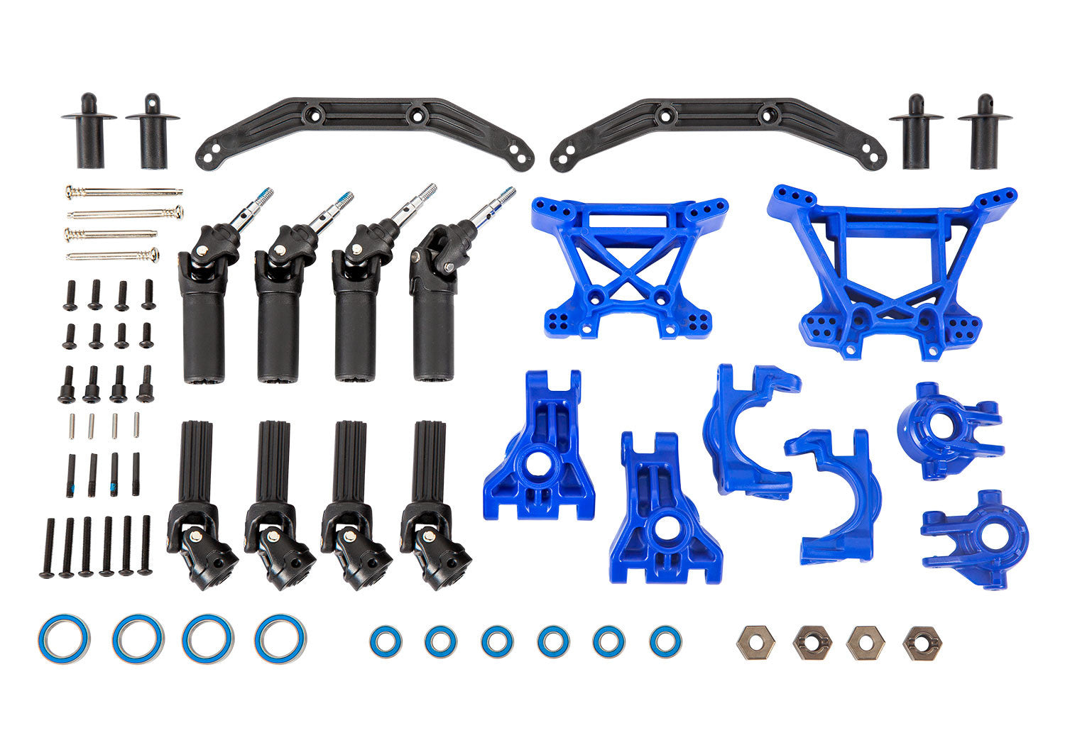 Traxxas Kit Upgrade de Transmission Renforcée Bleu 9080X