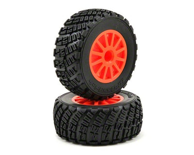 Traxxas Pneus Rally BFGoodrich Gravier + Jantes orange 7473A