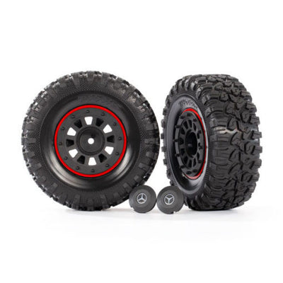 Traxxas Pneus Canyon RT + Jantes 2.2 TRX4 Mercedes G63 (x2) 8874