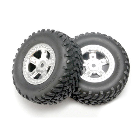 TRAXXAS - Pneus Off-road + Jantes Satin - 7073