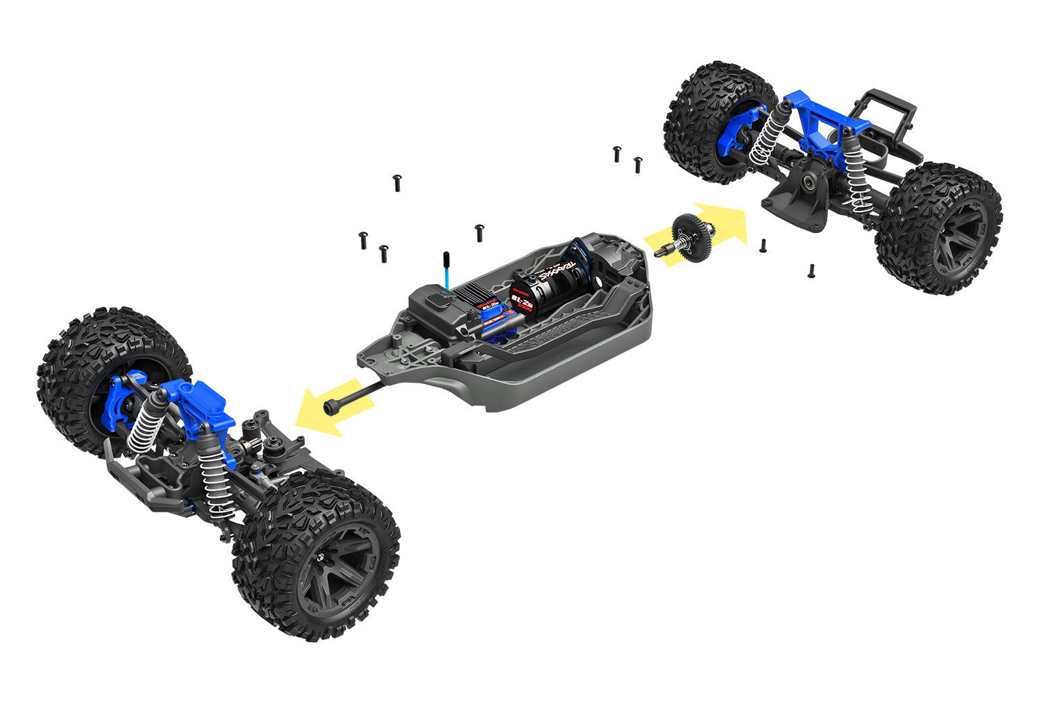 Traxxas Rustler 4x4 BL-2s RTR 67164-4