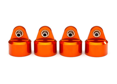 Traxxas Set Bouchon pour Amortisseur Aluminium Orange GT-Maxx (x4) Maxx 8964T