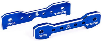 Traxxas Support Axe Triangle Avant Alu Bleu (2Pcs) Sledge 9629