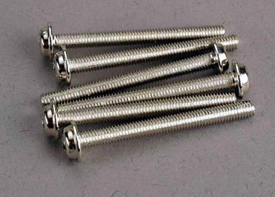 Traxxas Vis BTR Tete Plate 3x30mm (x6) 3196