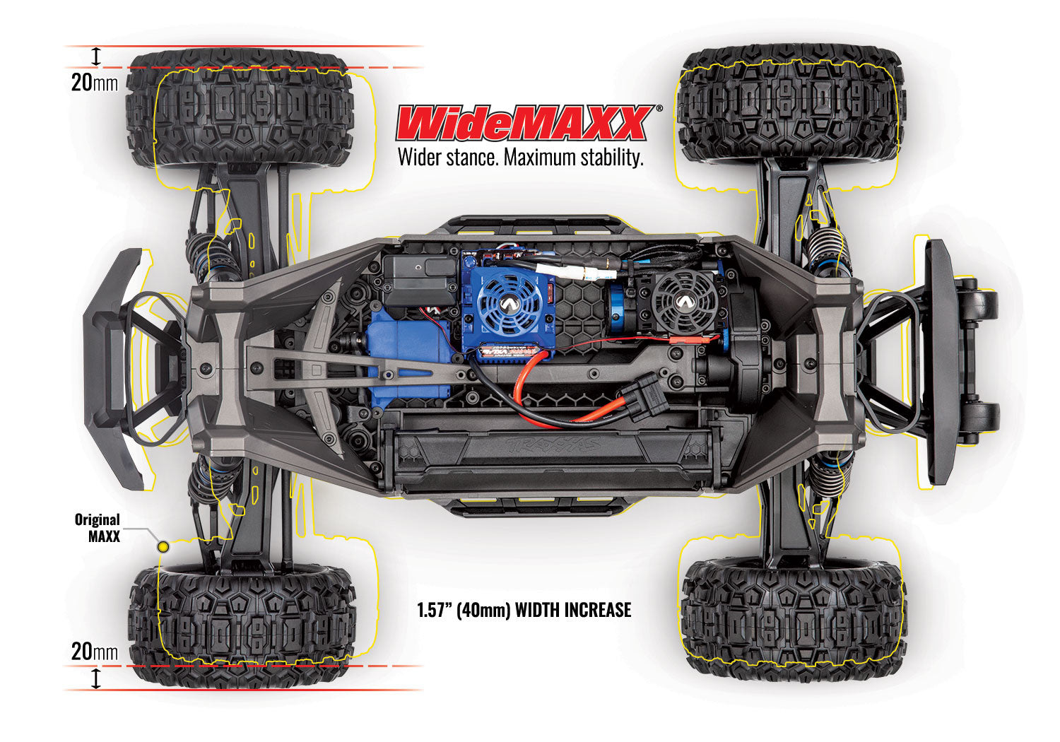 Traxxas Wide Maxx 4S 4WD Brushless TQi TSM RTR 89086-4