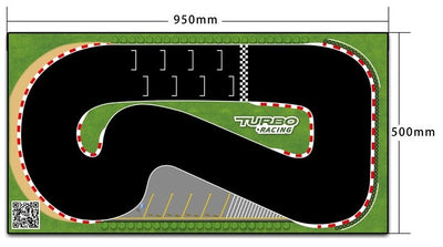 Turbo Racing Circuit Rallye 1/76 50x95cm TB-760101