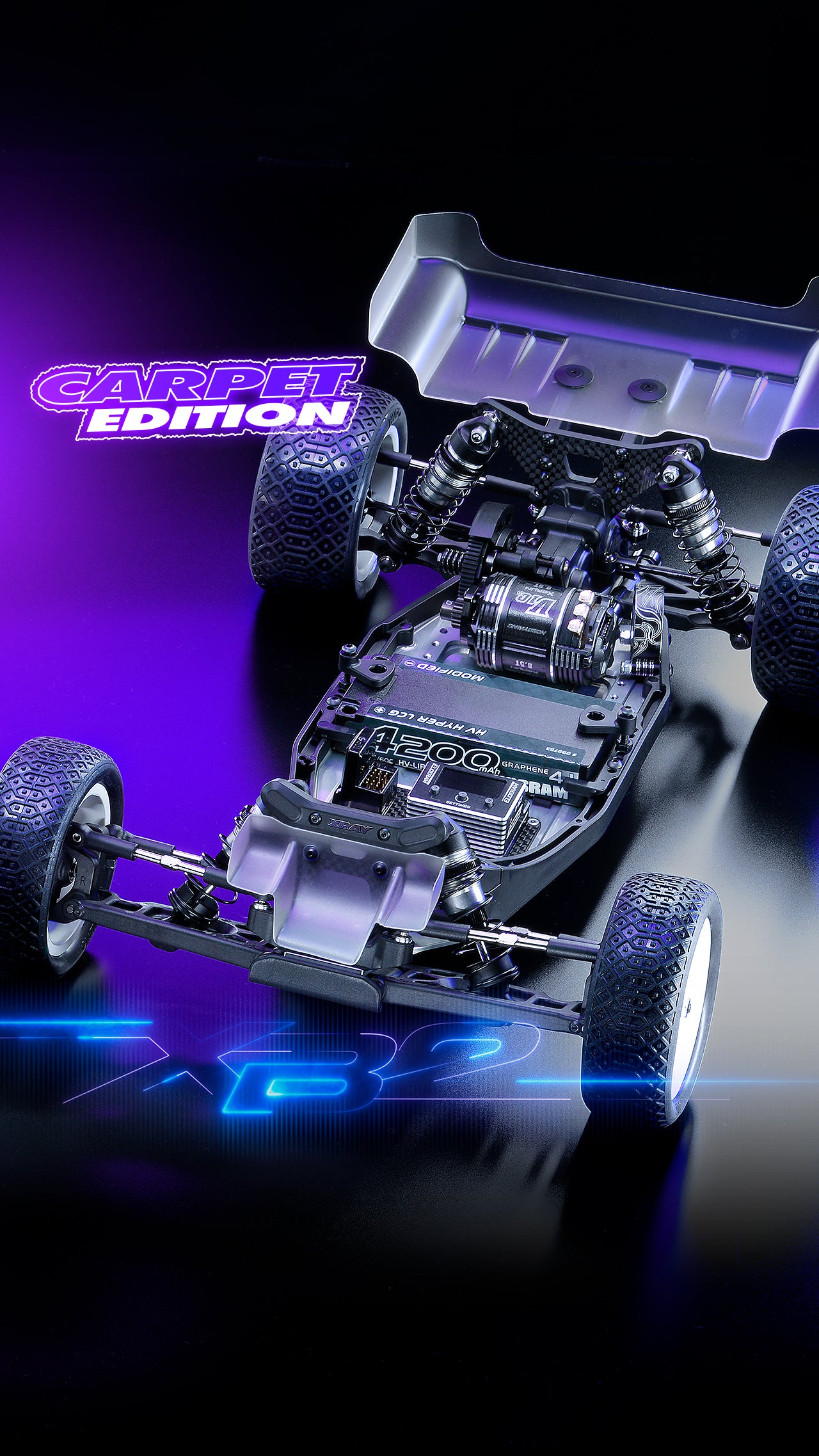 Xray XB2 2026 Buggy "Carpet Edition" KIT 320020