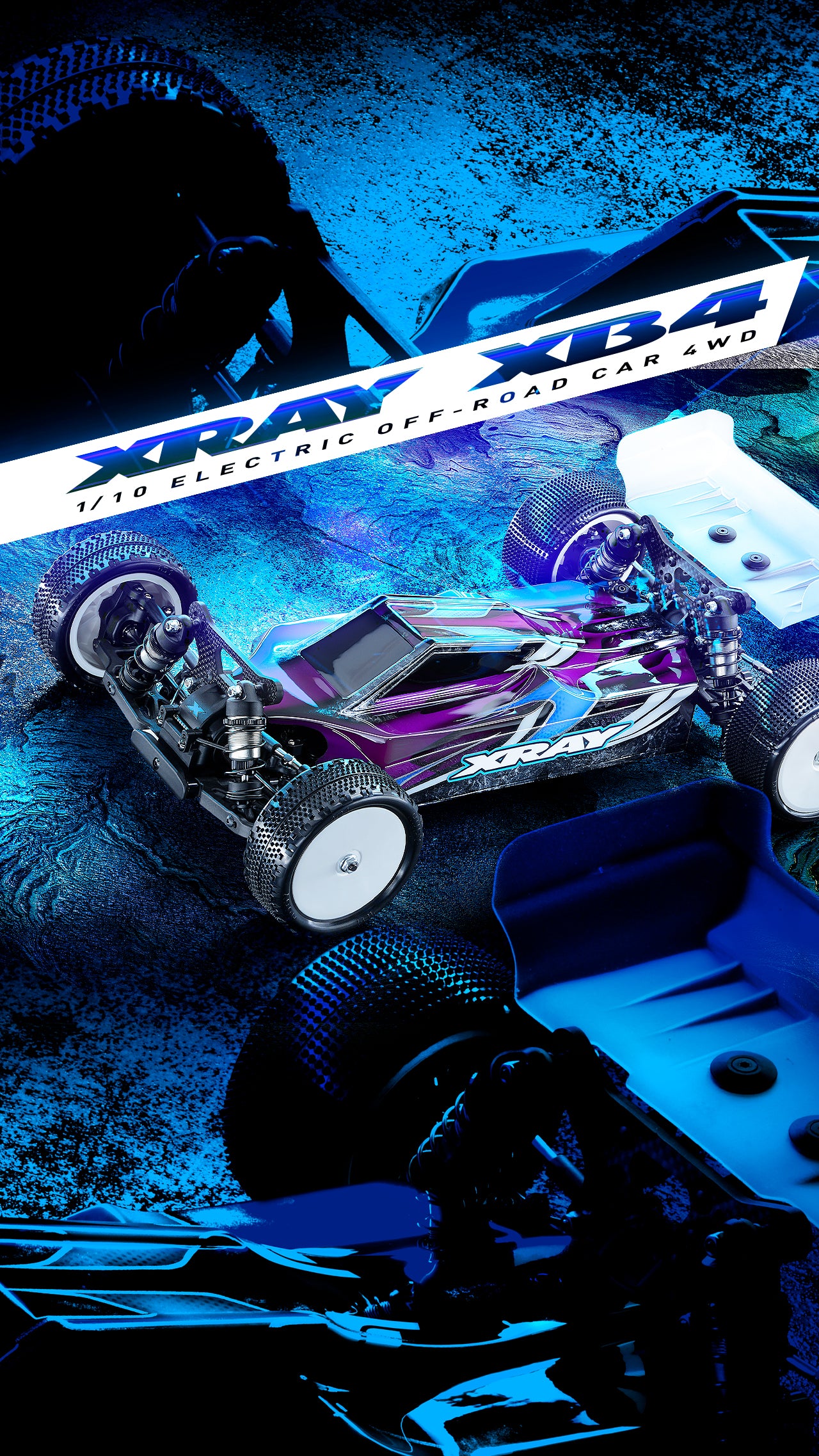 Xray XB4 2025Carpet Edition" Buggy KIT 360017