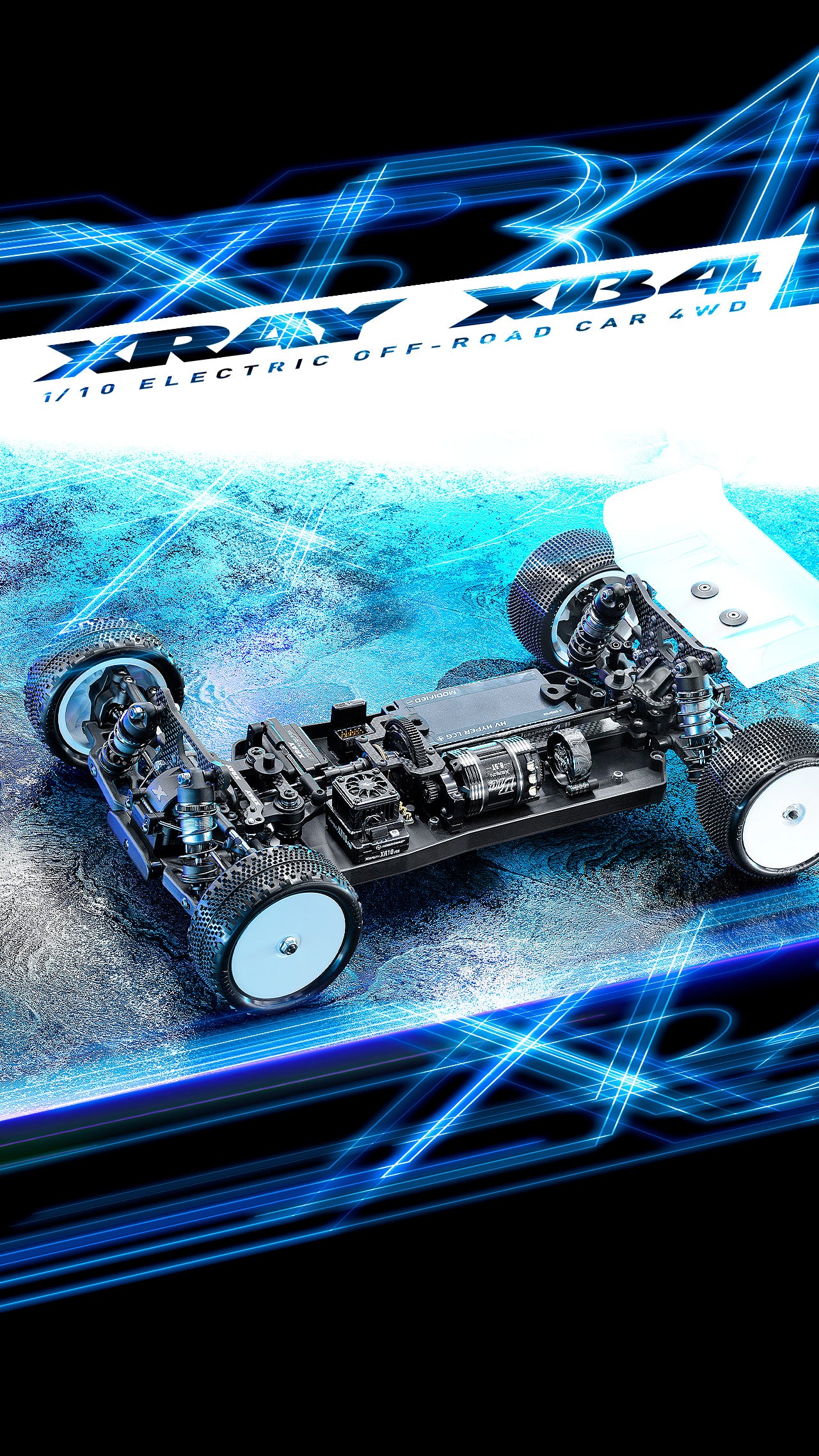 Xray XB4 2025Carpet Edition" Buggy KIT 360017
