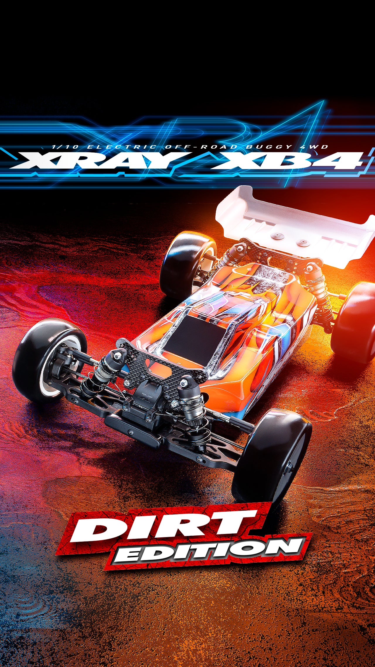 Xray XB4 2025Carpet Edition" Buggy KIT 360017