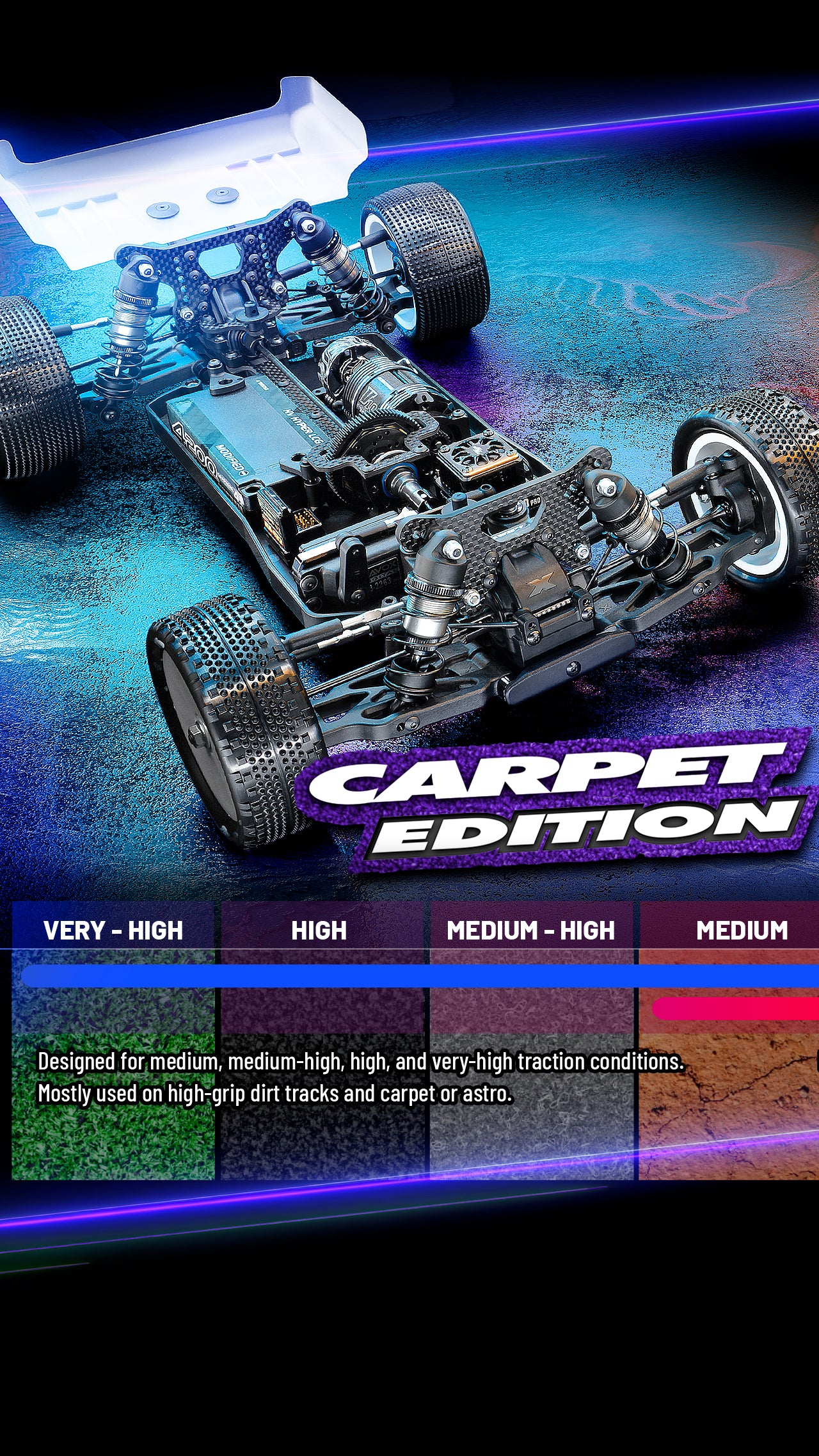 Xray XB4 2025Carpet Edition" Buggy KIT 360017