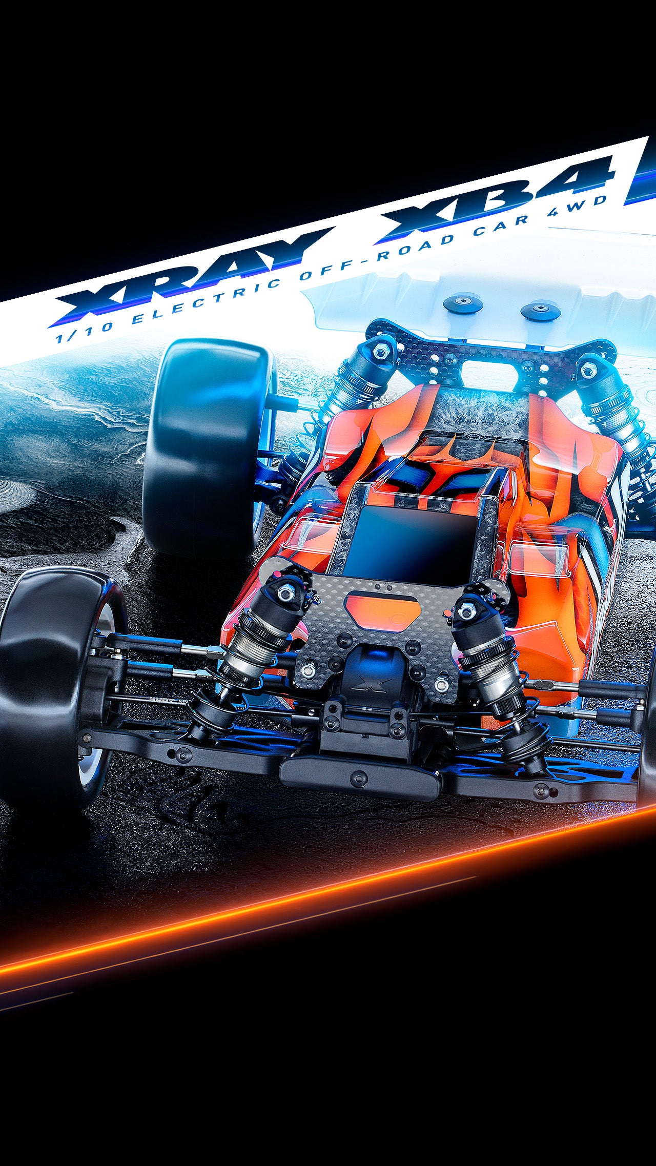 Xray XB4 2025Carpet Edition" Buggy KIT 360017