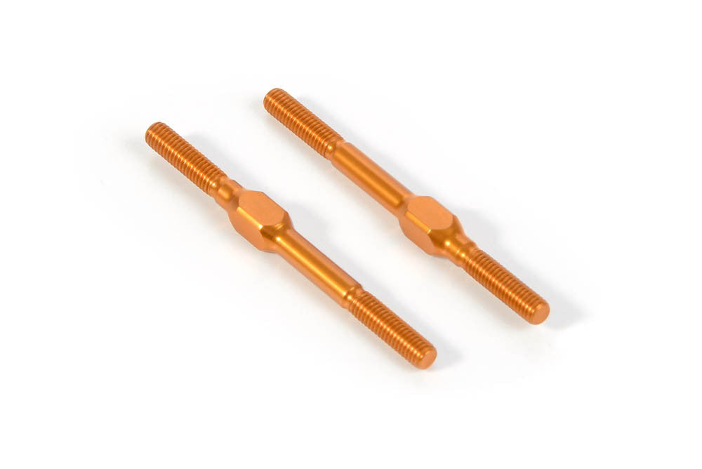 Xray Biellette réglable Aluminium M3 42mm Orange (x2) 372610-O