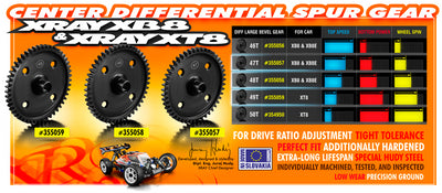 Xray Couronne de Différentiel 45 dents 355045